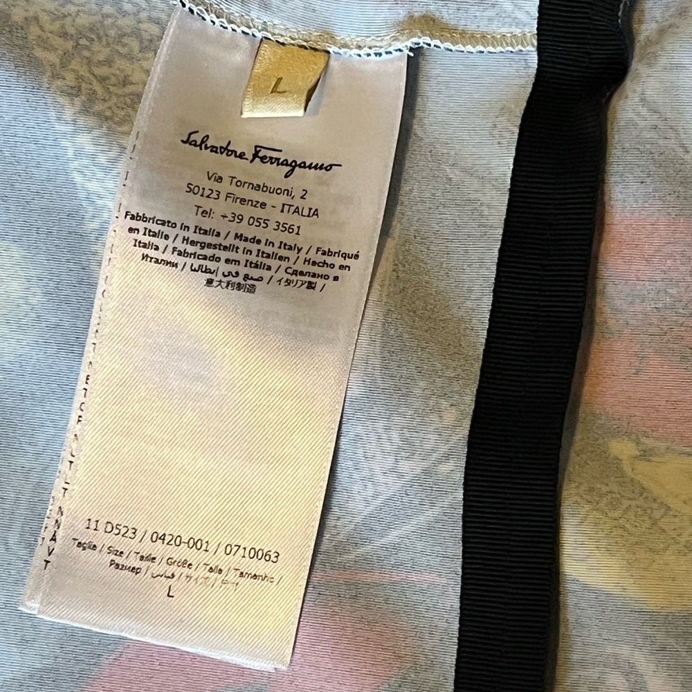 Salvatore Ferragamo Jumpsuit Shoe Print‎ Strapless Vintage Retro 90s One-piece L - Picture 11 of 15